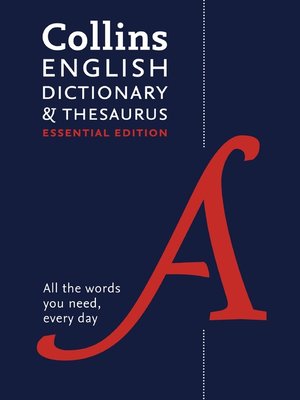 cover image of Collins English Dictionary and Thesaurus Essential